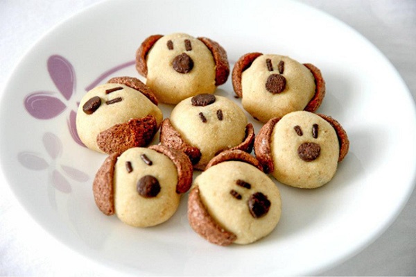 bánh quy hình Những chú chó dễ thương 