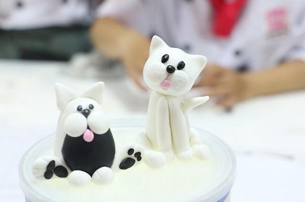 Trang trí bánh kem bằng fondant 