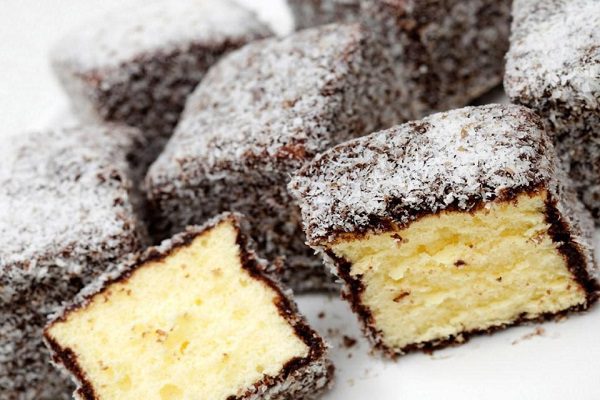 bánh lamington dễ làm