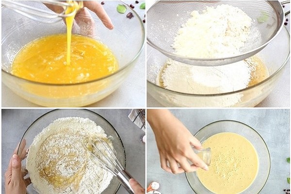 cách làm bánh rán doremon không cần bột nở