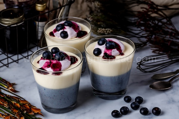 bánh mousse blueberry