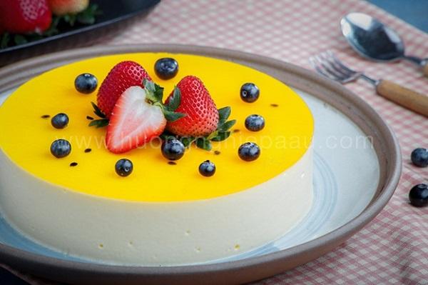 Passion Cheese Mousse Cake