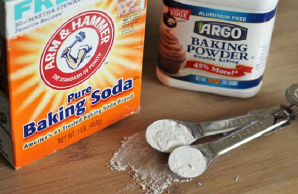 thay thế baking powder bởi vì baking soda 