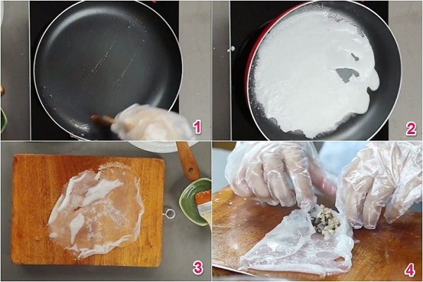làm bánh bằng chảo chống dính