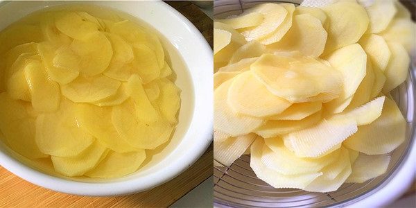 sơ chế khoai tây