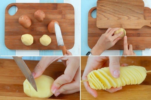 cách cắt khoai tây chiên
