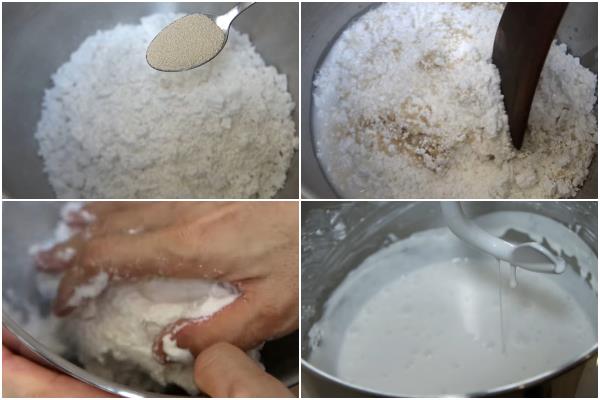 làm bánh bò nướng bằng bột gạo
